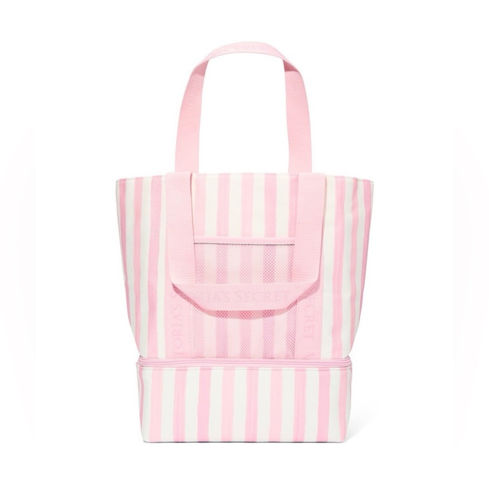 Victoria’s Secret pink stripped cooler